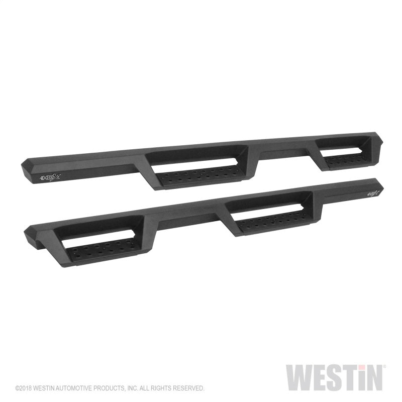 Westin 18+ Jeep Wrangler JL Unlimited 4DR HDX Drop Nerf Step Bars - Textured Black