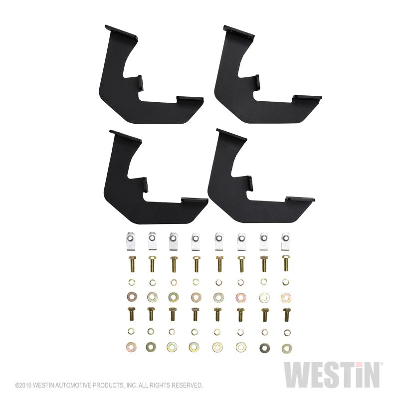 Westin 19+ Chevrolet Silverado / GMC Sierra 1500 HDX Drop Nerf Step Bars - Textured Black