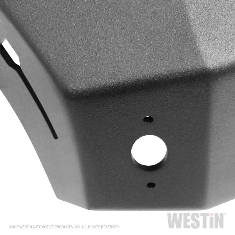 Westin 18+ Jeep Wrangler JL Stubby Front Bumper - Textured Black