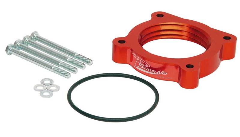 Airaid 04-14 Nissan Titan / Armada 5.6L 04-10 Infiniti QX-56 5.6L PowerAid TB Spacer- Black