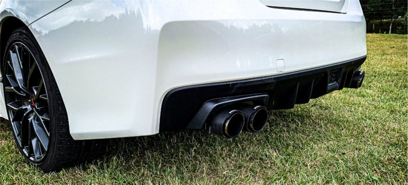 MBRP Subaru WRX 2.0L/STI 2.5L 3in Dual Split Rear Exit w/ 3.5in CF Tips - T304 Street Version
