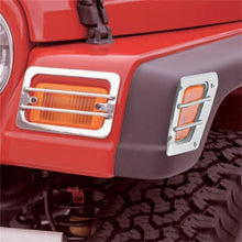 Load image into Gallery viewer, Rugged Ridge Jeep Wrangler TJ Stainless Steel Side Marker / Turn Signal Euro Guard Set