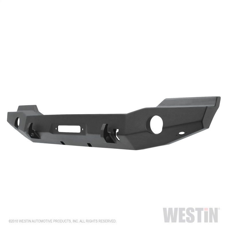 Westin 07+ Jeep Wrangler JK WJ2 Full Width Front Bumper - Tex. Blk