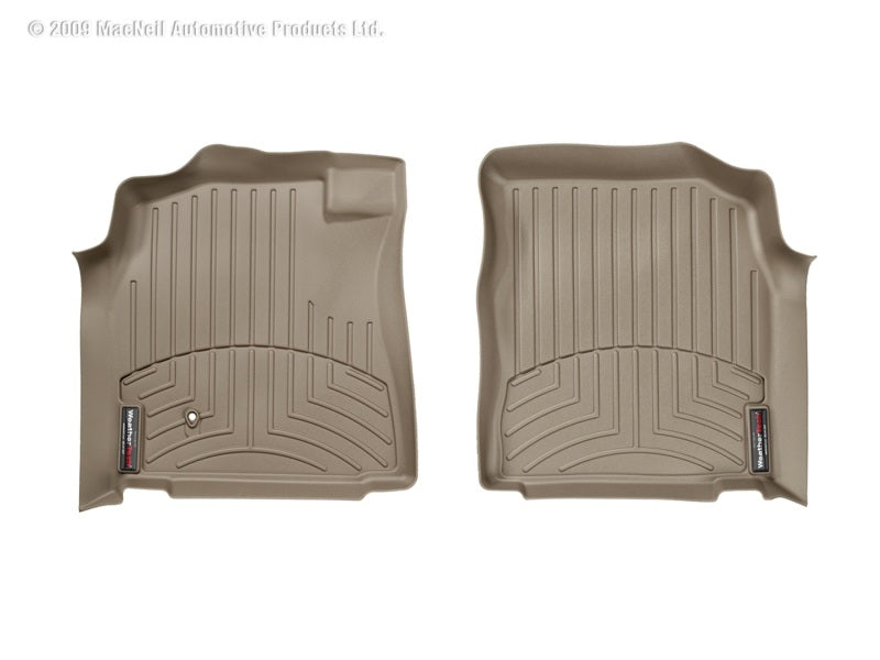 WeatherTech Toyota Tundra Front FloorLiner - Tan