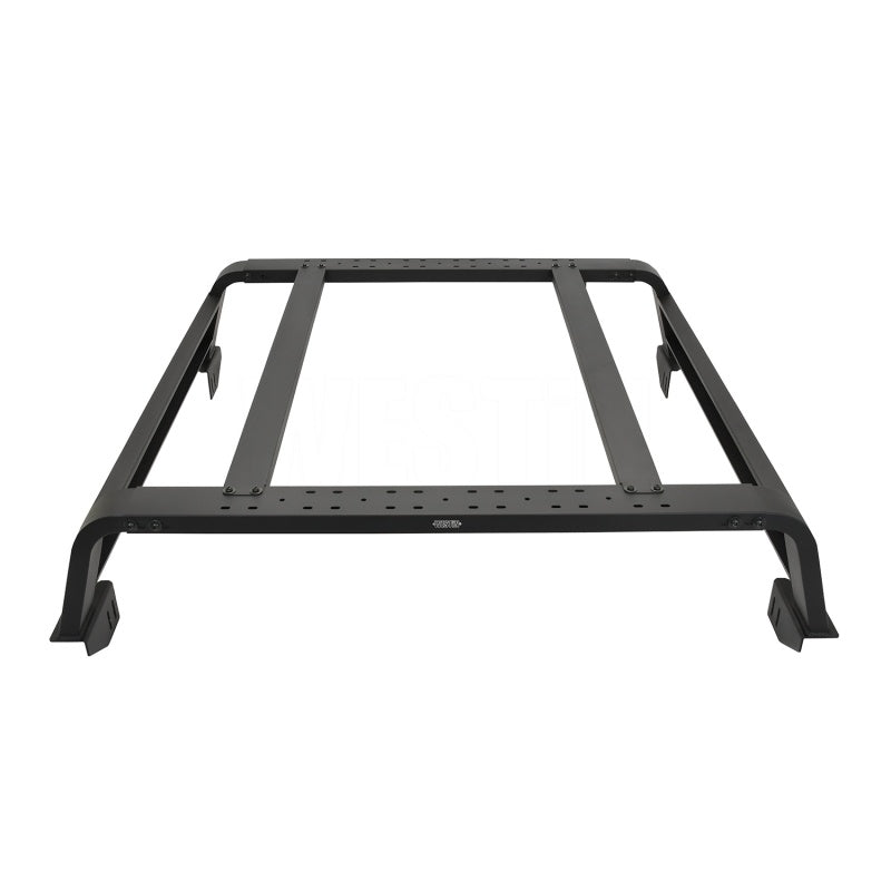 Westin 05+ Toyota Tacoma 6ft Bed Overland Cargo Rack - Textured Black