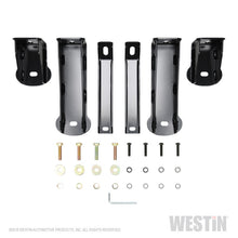 Load image into Gallery viewer, Westin Chevrolet Silverado/Sierra 1500 Crew Cab Platinum 4 Oval Nerf Step Bars - Black