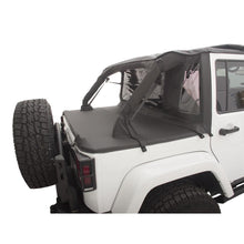 Load image into Gallery viewer, Rampage Jeep Wrangler(JK) Unlimited 4-Door Trailview Tonneau Top - Black Diamond