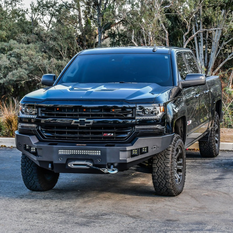 Westin 15+ Chevrolet Silverado 2500/3500 Pro-Series Front Bumper - Textured Black
