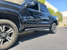 Load image into Gallery viewer, Go Rhino Toyota Tacoma 4Door Frame Mount Sliders - Textured Black
