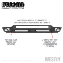 Load image into Gallery viewer, Westin Chevrolet Silverado 2500/3500 Pro-Mod Front Bumper