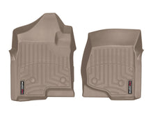 Load image into Gallery viewer, WeatherTech Chevrolet Silverado 2500/3500 Crew/Extended Cab Front FloorLiner - Tan