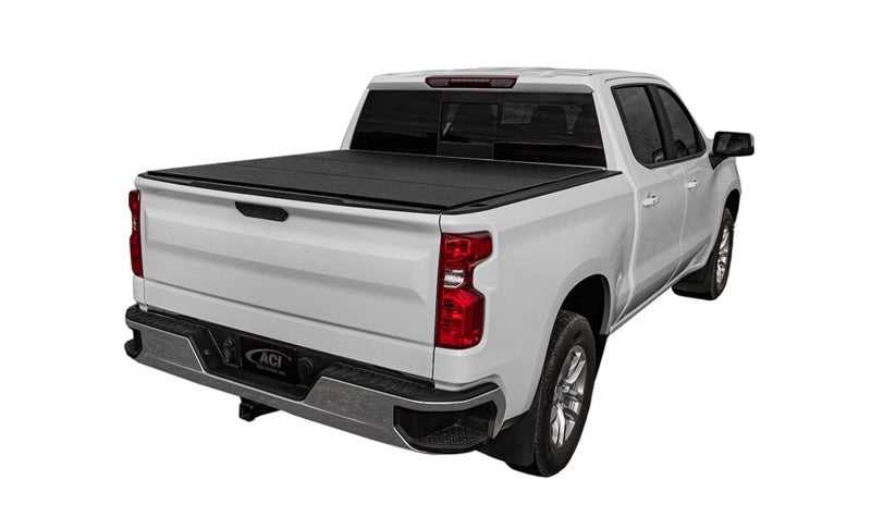 Access LOMAX Tri-Fold Cover Black Urethane Finish 07+ Toyota Tundra - 5ft 6in Bed (w/ Deck Rail)