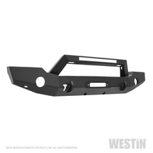 Load image into Gallery viewer, Westin 18+ Jeep Wrangler WJ2 Full Width Front Bumper w/LED Light Bar Mount Textured Black