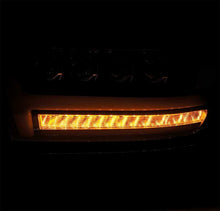 Load image into Gallery viewer, AlphaRex 19+ Ram 1500HD NOVA LED Proj Headlight Plank Style Matte Blk w/Activ Light/Seq Signal/DRL
