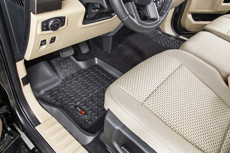 Rugged Ridge Floor Liner Front Black Ford F-150 / Raptor / Extended / Super Crew Cab