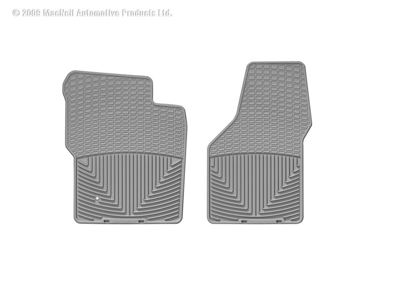 WeatherTech Ford F250 Super Duty Crew Front Rubber Mats - Grey