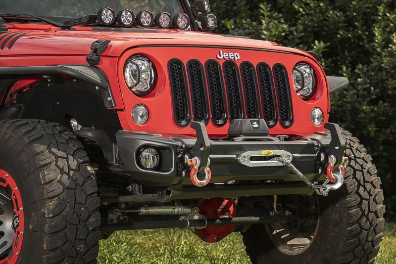 Rugged Ridge Jeep Wrangler JK Arcus Front Bumper Set w/Tray & Hooks