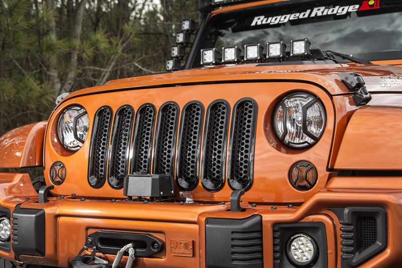 Rugged Ridge Grille Inserts Perforated Jeep Wrangler