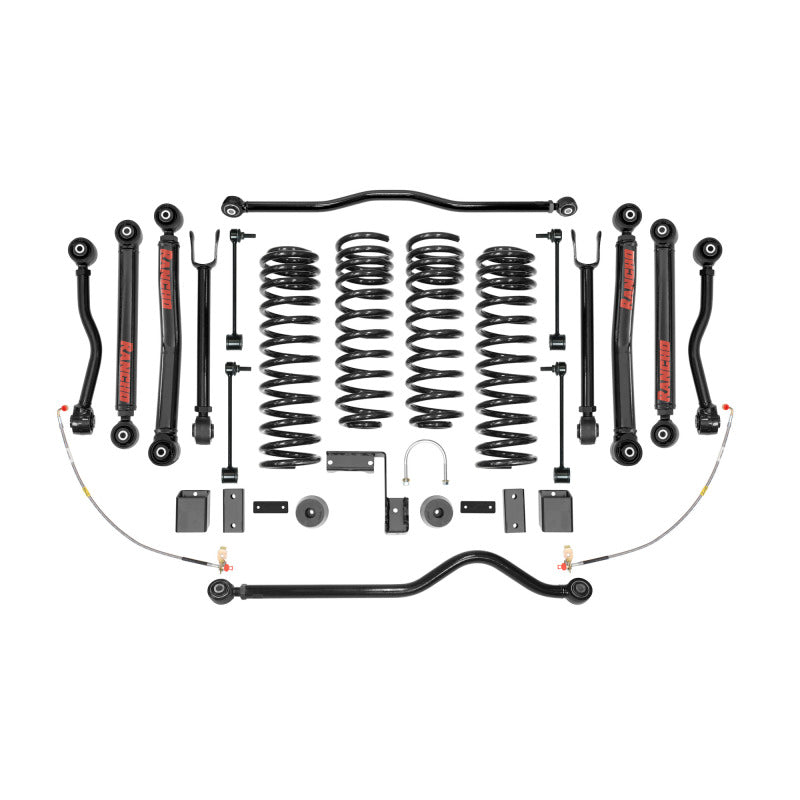 Rancho Jeep Wrangler Fr and R Short Arm Suspension System - Master Part Number