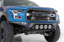Load image into Gallery viewer, Addictive Desert Designs 17+ Ford F-150 Raptor Bomber Front Bumper w/ 4 Rigid 360 6in Round Mounts