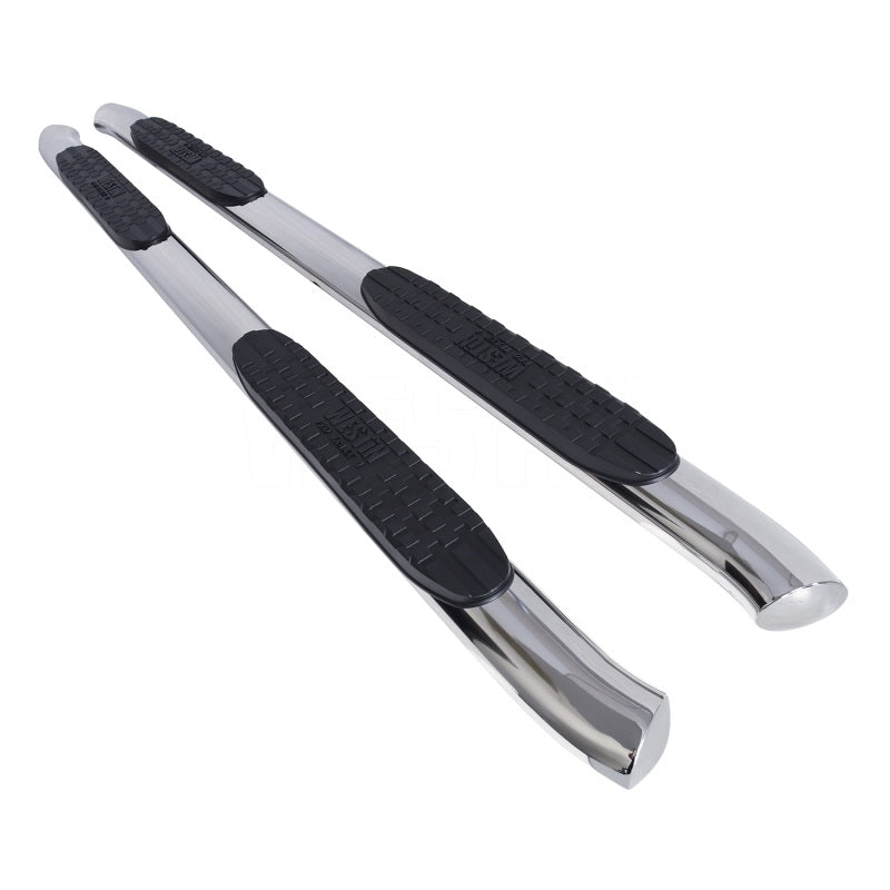 Westin 2005+ Toyota Tacoma Double Cab PRO TRAXX 4 Oval Nerf Step Bars - SS