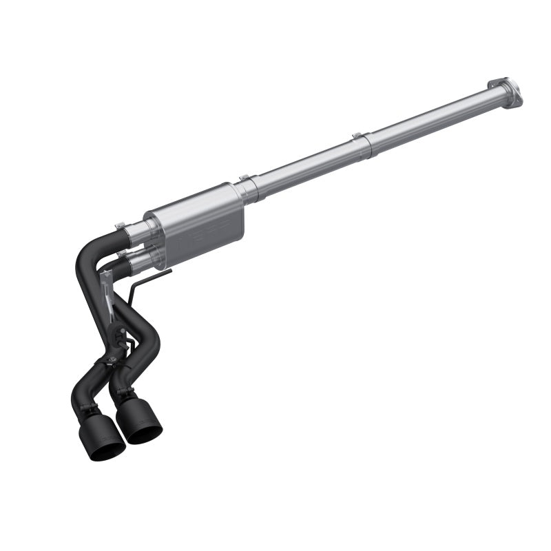 MBRP Ford F-150 2.7L EcoBoost / 3.5L EcoBoost / 5.0L 3in Cat Back Single Side Exit Black