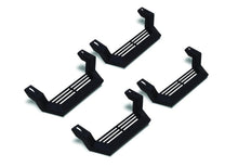 Load image into Gallery viewer, Rampage Jeep Rock Rail Short Step Universal 4 Piece Set - Black