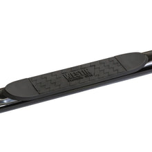 Load image into Gallery viewer, Westin 2014+ Chevy Silverado 1500 Dbl Cab (Body Mount) Platinum 4 Oval Nerf Step Bars - Black