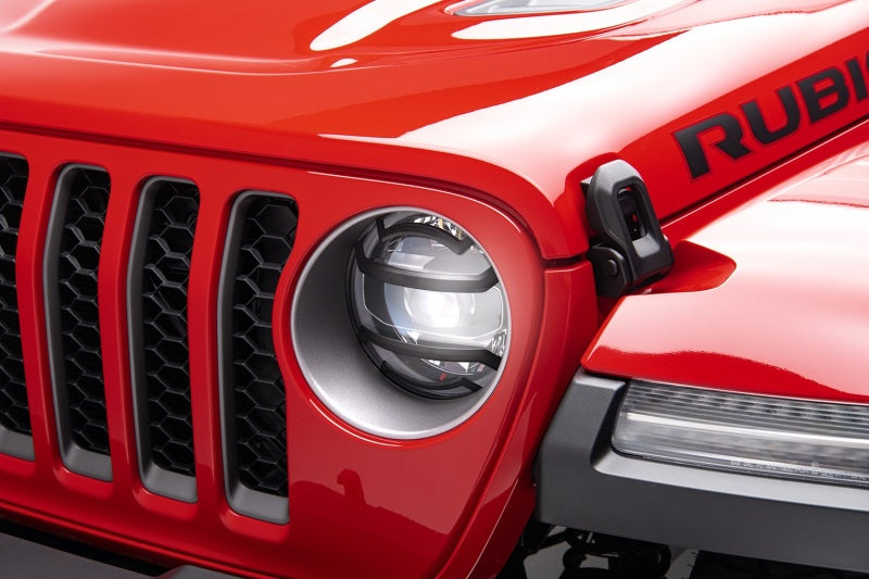 Rugged Ridge Jeep Wrangler JL / Jeep Gladiator JT Black Elite Headlight Guards Black