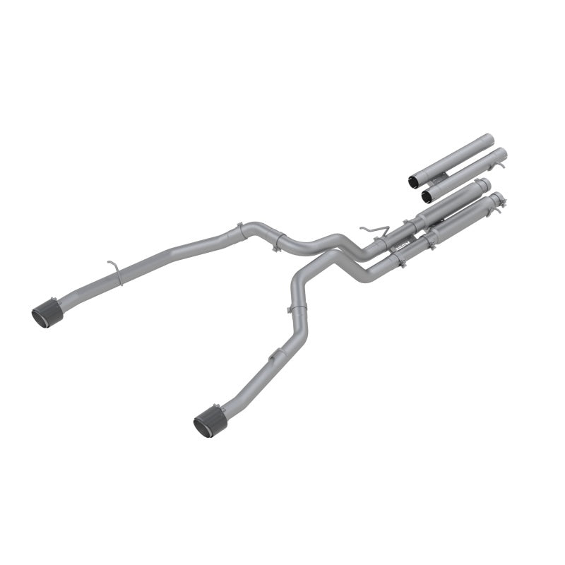 MBRP Ram TRX 6.2 S/C 3in Catback Dual Rear Carbon Fiber Tips(Race)- T304