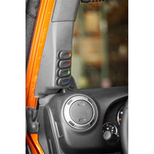 Load image into Gallery viewer, Rugged Ridge A-Pillar Switch Pod Kit Black LHD (JK)