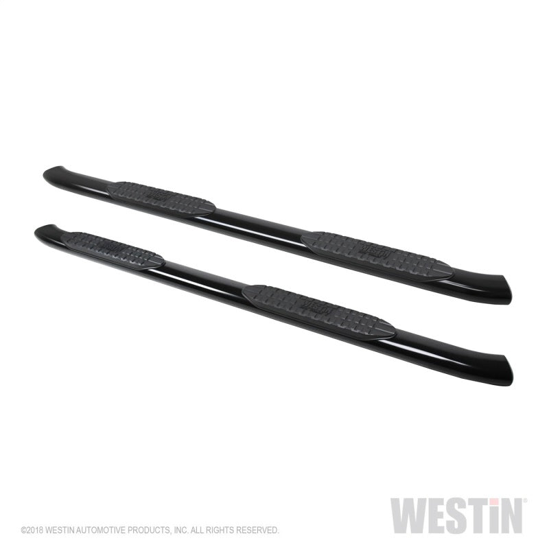 Westin Chevrolet Silverado/Sierra 1500 Crew Cab Non LD PRO TRAXX 5 Oval Nerf Step Bars - Black