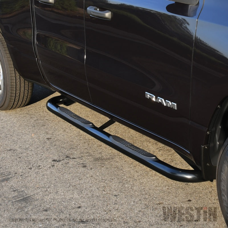 Westin 19+ Ram 1500 Crew Cab E-Series 3 Nerf Step Bars - Black