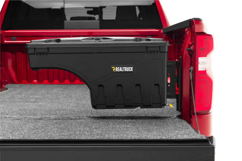 UnderCover Toyota HiLux Passengers Side Swing Case - Black Smooth