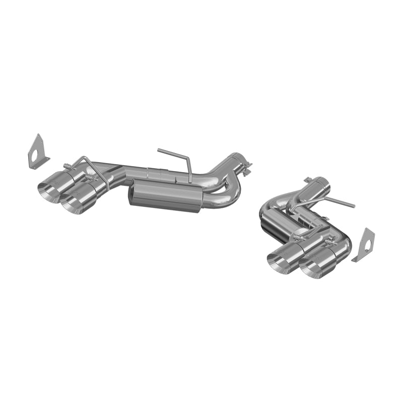 MBRP Chevy Camaro V8 6.2L 6spd 3in T409 Race Dual Axle Back w/ 4.5in Quad Dual Wall Tips