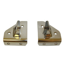 Load image into Gallery viewer, Rugged Ridge Jeep Wrangler Stainless Steel Windshield Light Mounting Brackets