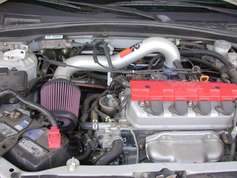 K&N Honda Civic SR L4-1.7L Silver Typhoon Short Ram Intake