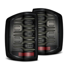 Load image into Gallery viewer, AlphaRex 14-19 Chevy Silverado 1500 Luxx-Series LED Tail Lights Alpha-Black w/Activ Light/Seq Signal
