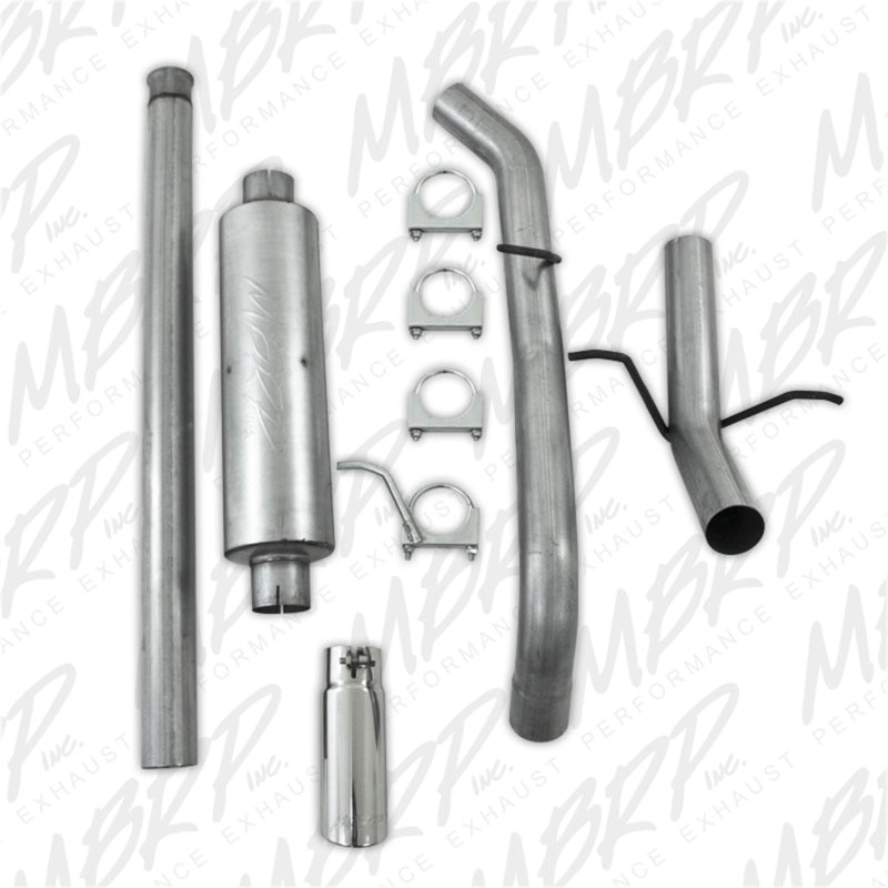 MBRP  Chevrolet/GMC 1500 4.8/5.3L EC/CC (excluding 8 bed) Cat Back Single Side