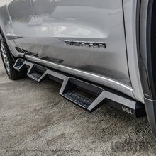 Load image into Gallery viewer, Westin 19+ GMC Sierra 1500 CC 6.5ft Bed (Excl. 2019 Ltd/LD) HDX Drop W2W Nerf Step Bars - Tex. Blk
