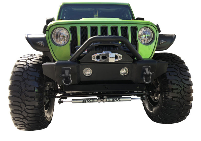 Rampage Jeep Wrangler(JK) Recovery Bumper Stubby Front - Black
