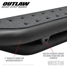 Load image into Gallery viewer, Westin 14+ Chevrolet/GMC Silv/Seirra 1500 Double Cab Outlaw Nerf Step Bars