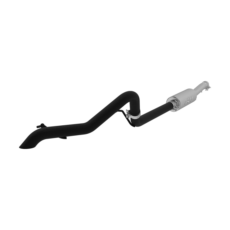 MBRP Jeep Wrangler/Rubicon 3.6L V6 Cat Back Single Rear Exit Off-Road Black Exhaust