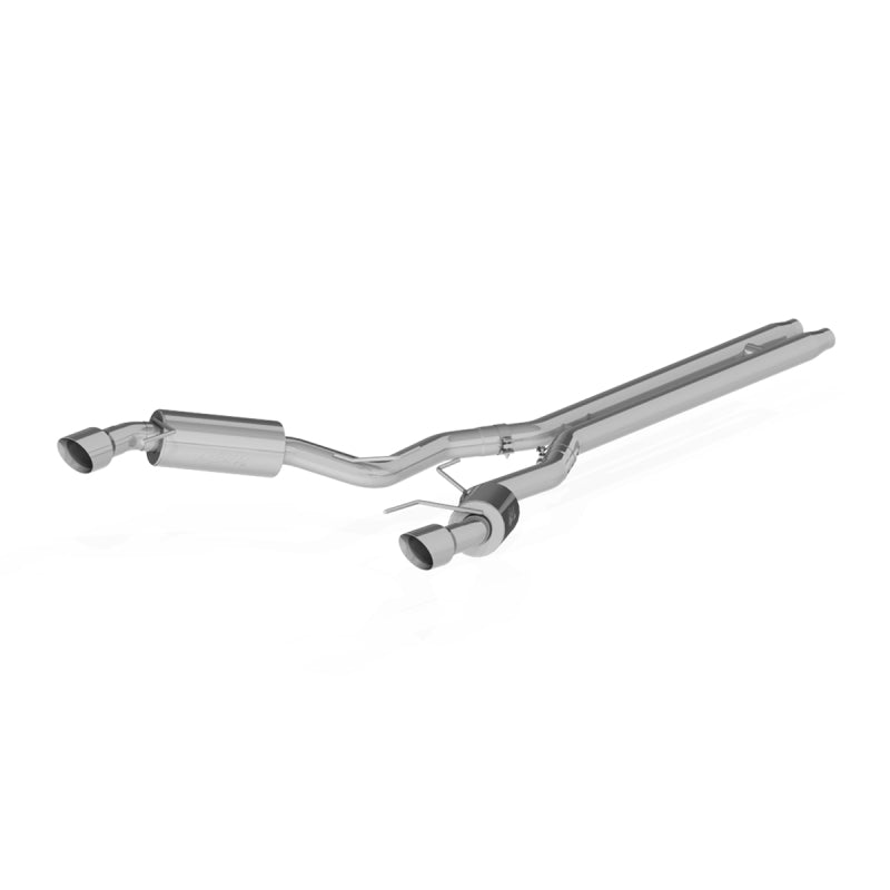 MBRP Ford Mustang GT 5.0 3in Cat Back Dual Split Rear Street Version 4.5in Tips - Aluminized