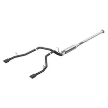 Load image into Gallery viewer, MBRP Ram 1500 5.7L (CrewCab/Quad Cab ONLY) 2.5in CB Dual Split Rear w/4.5in Tip - Blk Coated