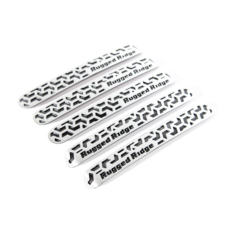 Rugged Ridge Elite Dr Hndle Insert Contrast Tread4D Jeep Wrangler JK