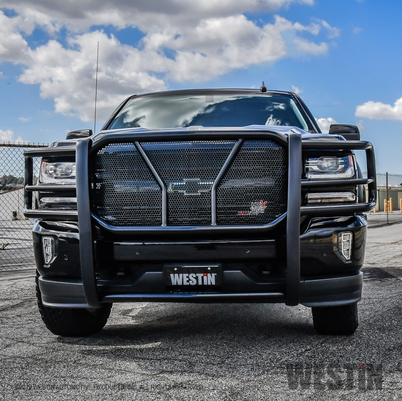 Westin 16+ Chevrolet Silverado 1500 HDX Modular Grille Guard - Black