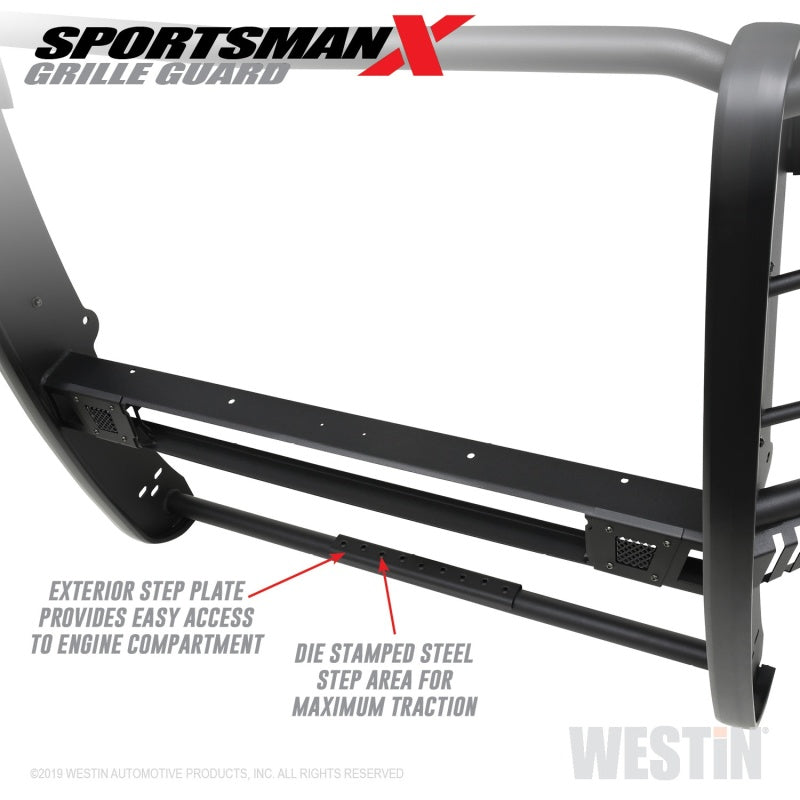 Westin Chevy Silverado 2500/3500 Sportsman X Grille Guard - Textured Black