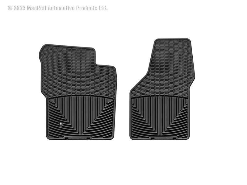 WeatherTech Ford F250 Super Duty Crew Front Rubber Mats - Black