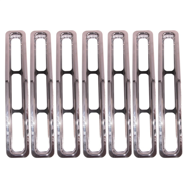 Rugged Ridge Grille Inserts Chrome Jeep Wrangler YJ